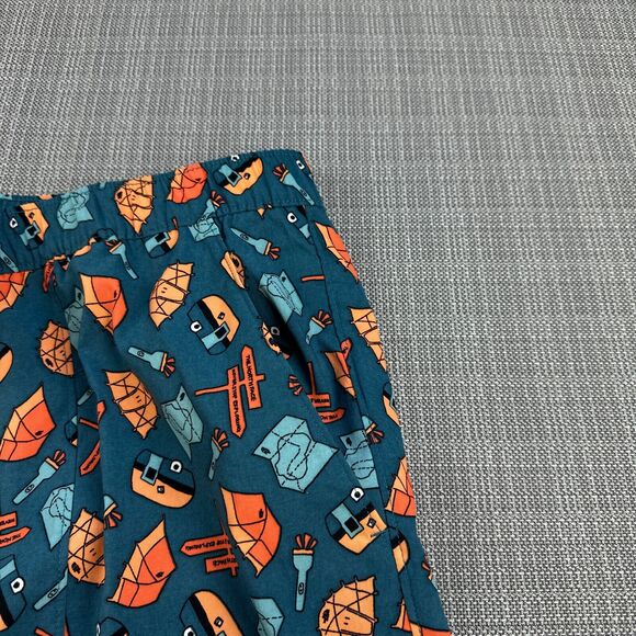 The North Face Shorts Mens XXL Pull-on Allover Camping Print Class V New - Picture 9 of 16